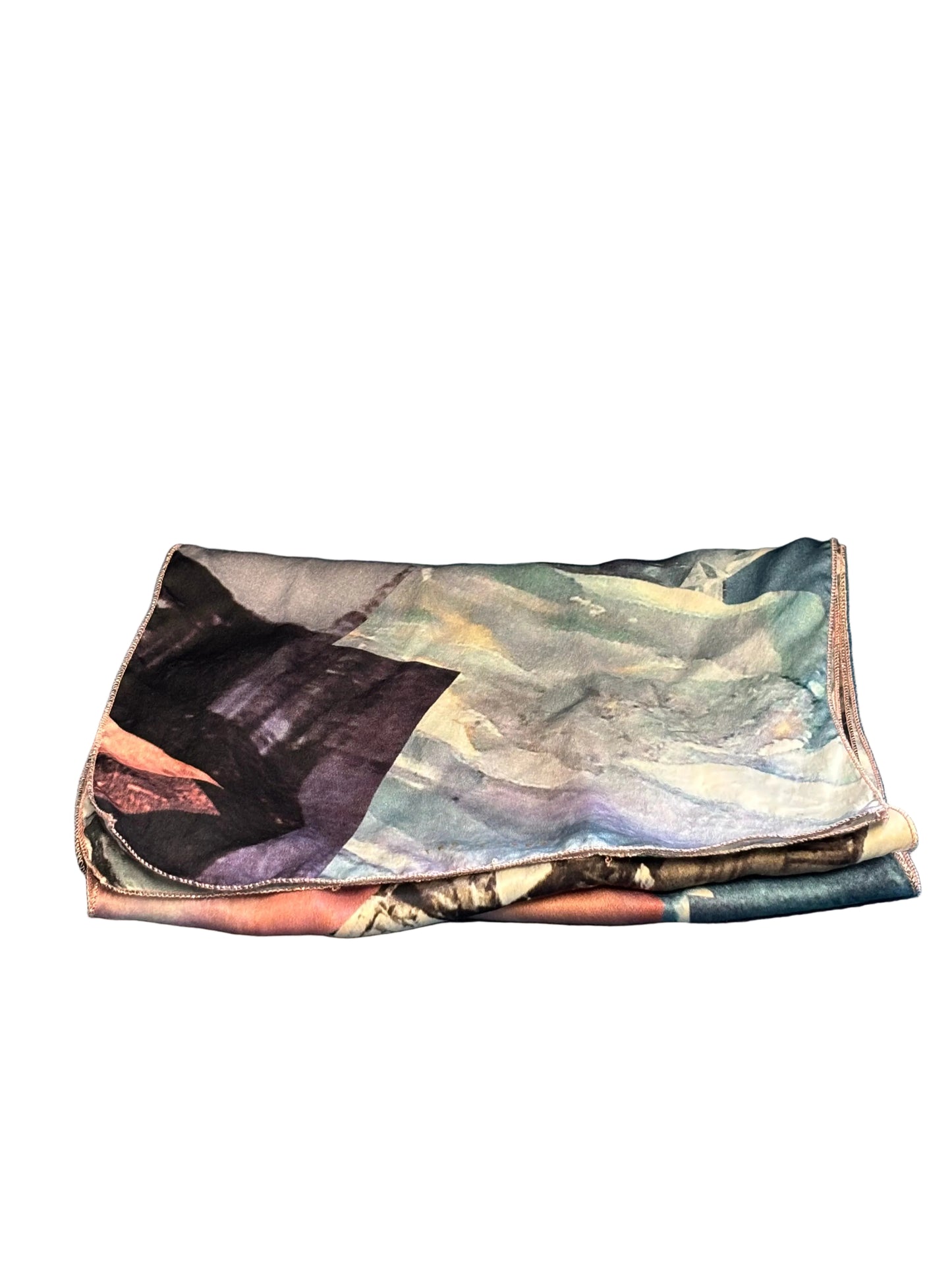 Ted Baker Mirrored Minerals Silk Scarf pre loved