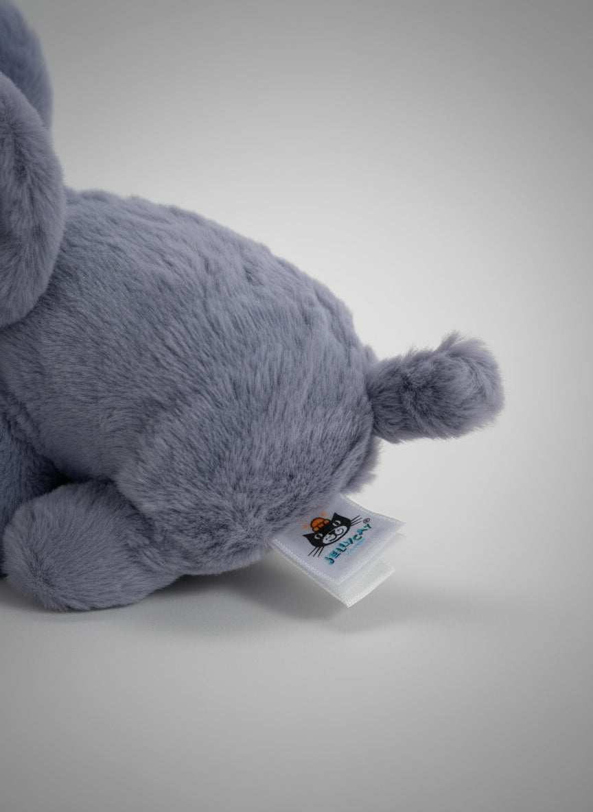 Jellycat Smudge Elephant Baby Soother Plush Comforter Retired