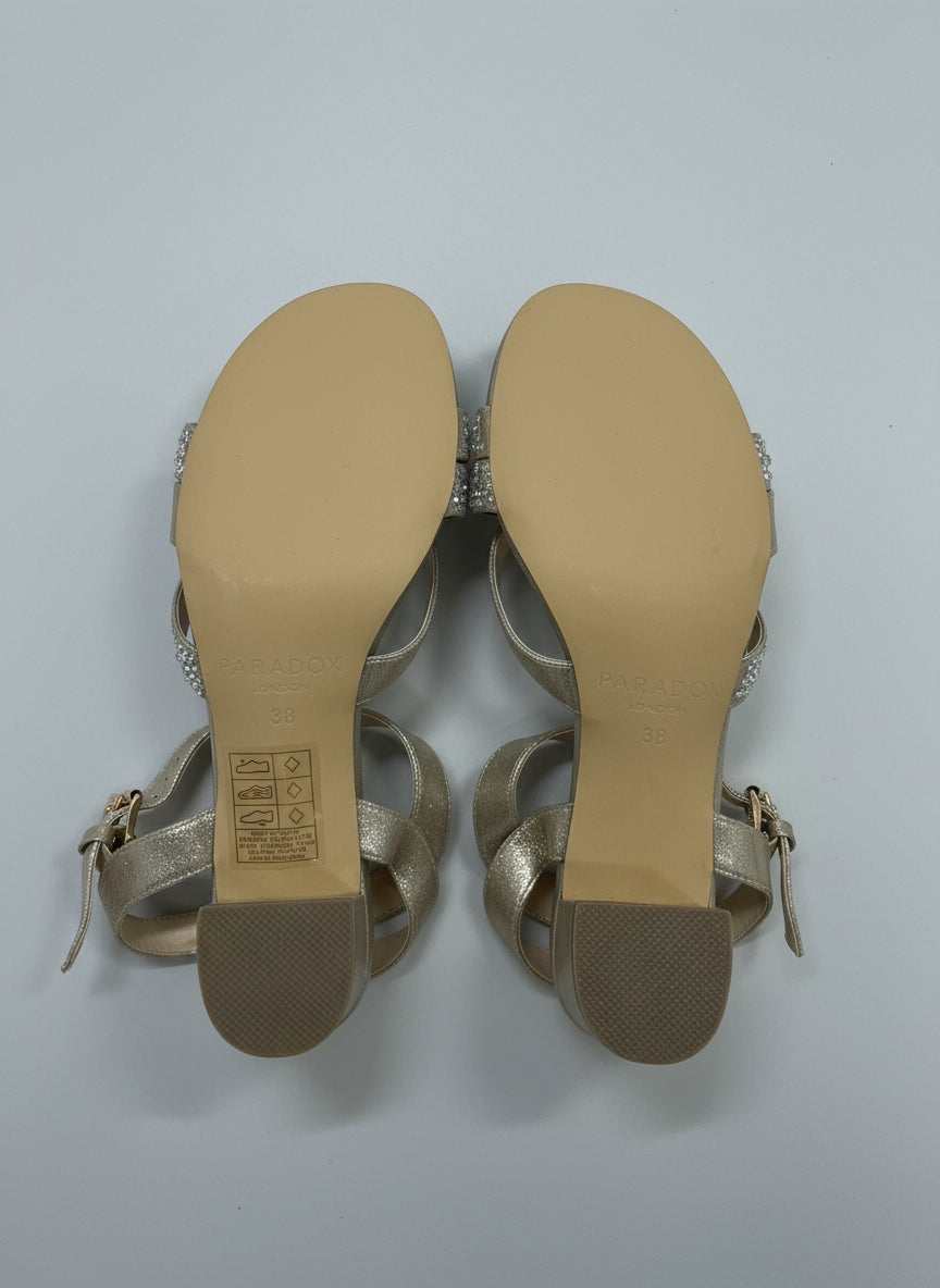 Paradox London Champagne shimmer uk size 5