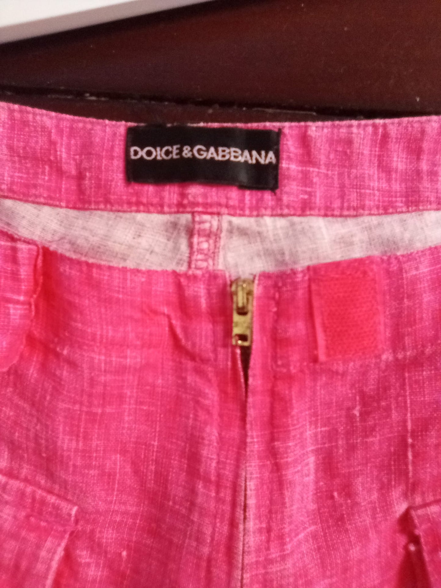 Dolce and Gabbana Pink wide-leg Trousers