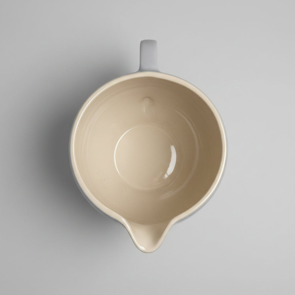 Le Creuset Stoneware Mixing Jug / Bowl - Mist Grey 3 Quarts Size