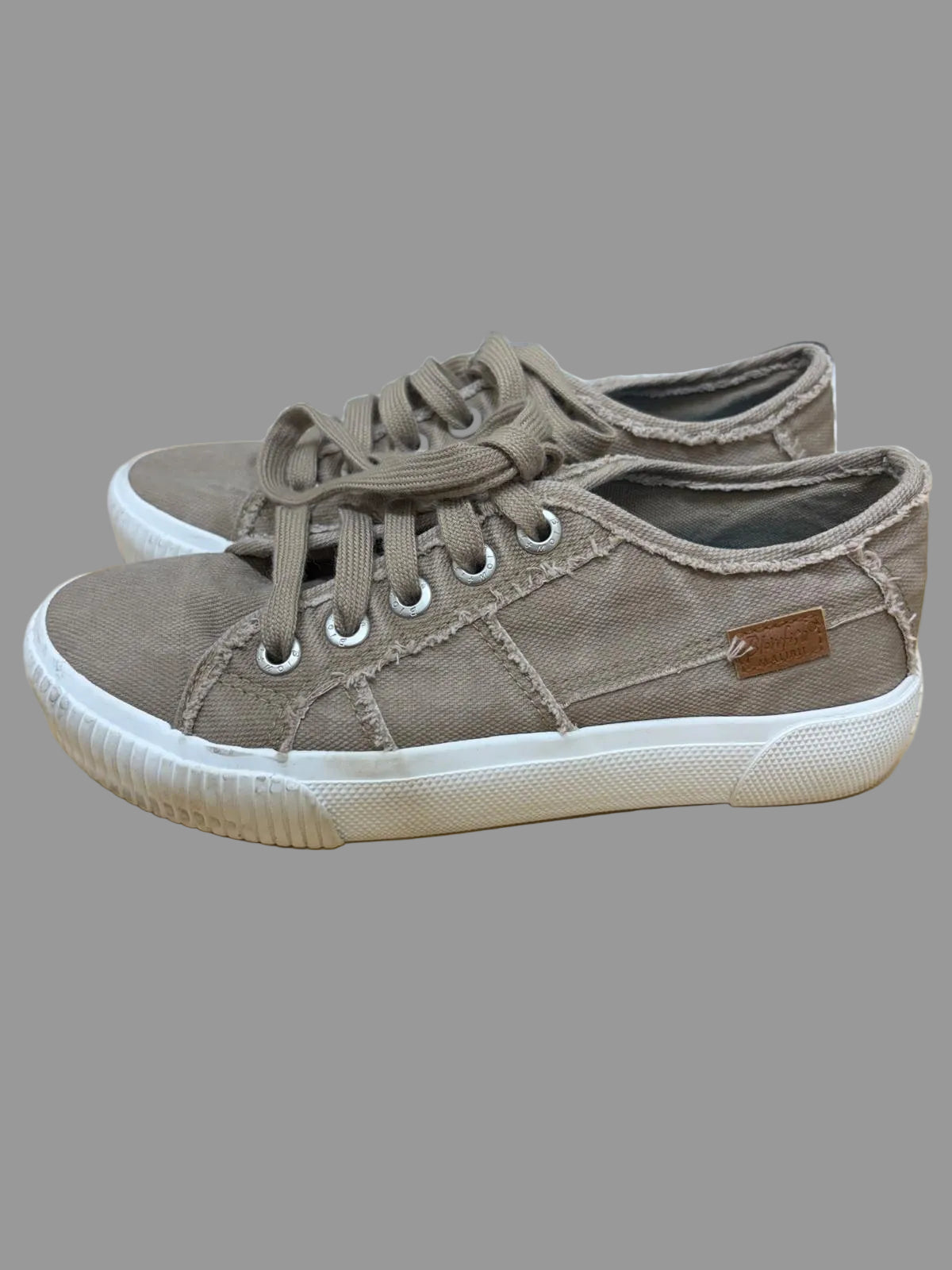 Blowfish Casper Sneakers Pebble UK 5 EU 38 Lace-Up Trainers - Excellent Condition