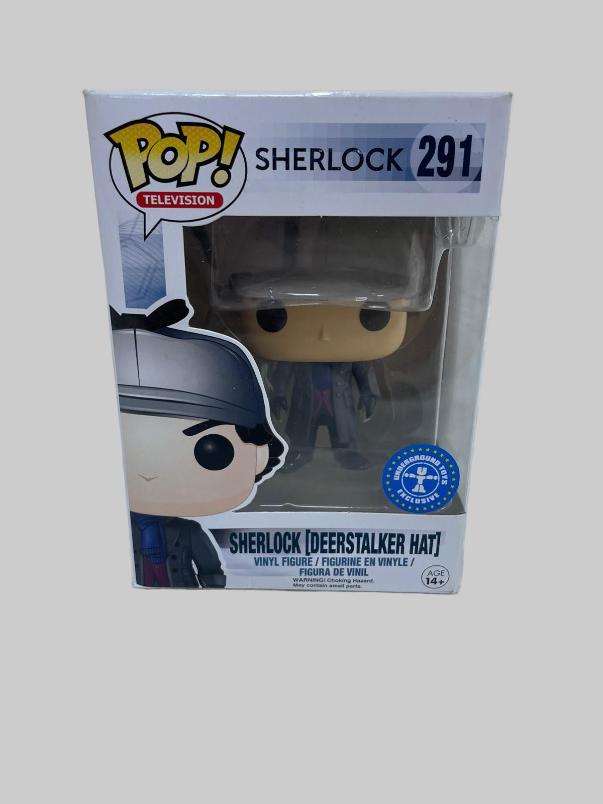 Funko Pop vinyl Figure Sherlock Deerstalker Hat Underground Exclusive #291