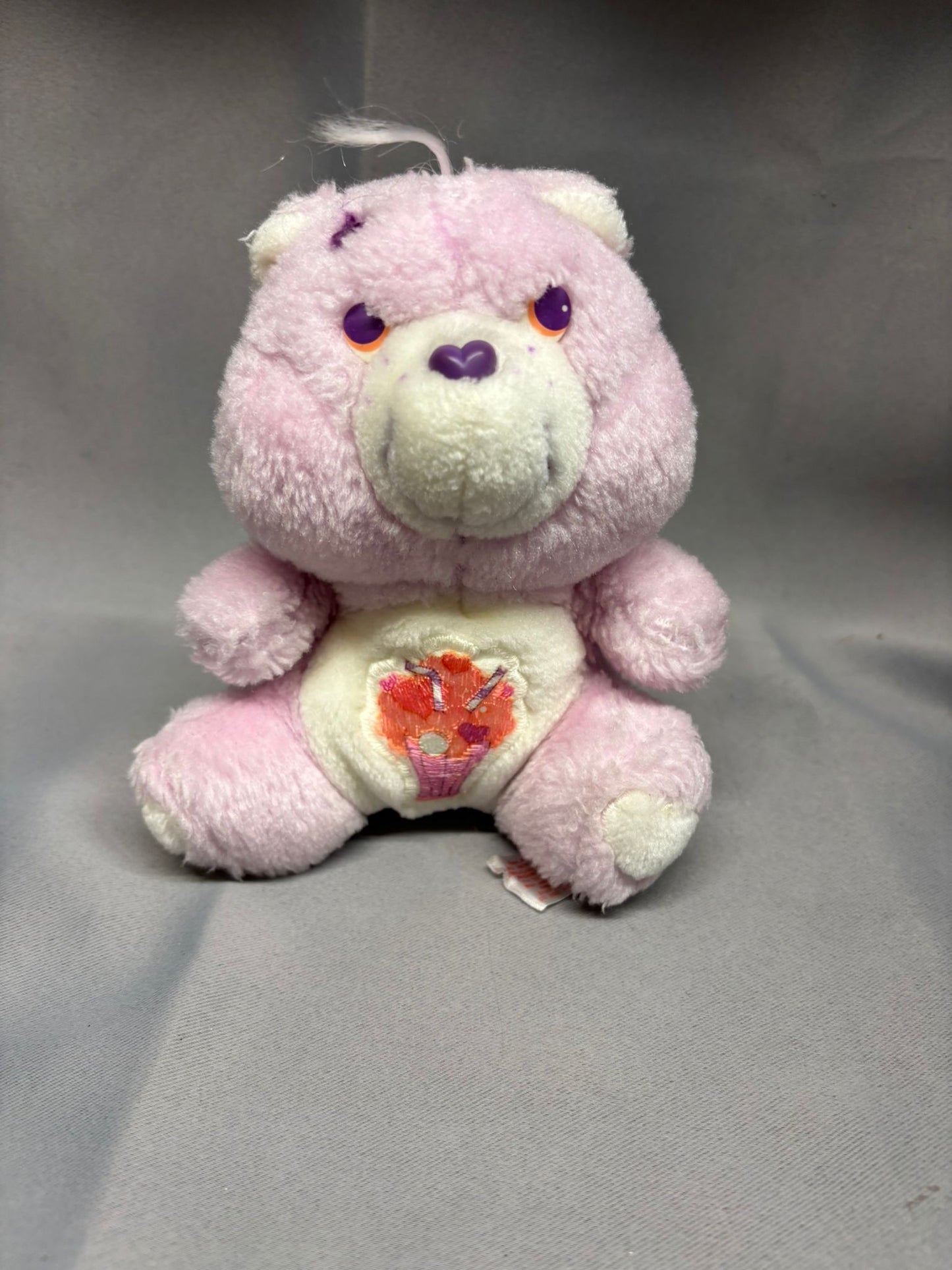 Vintage Original 1980's Care Bear 8" Share Bear Plush Pre-love