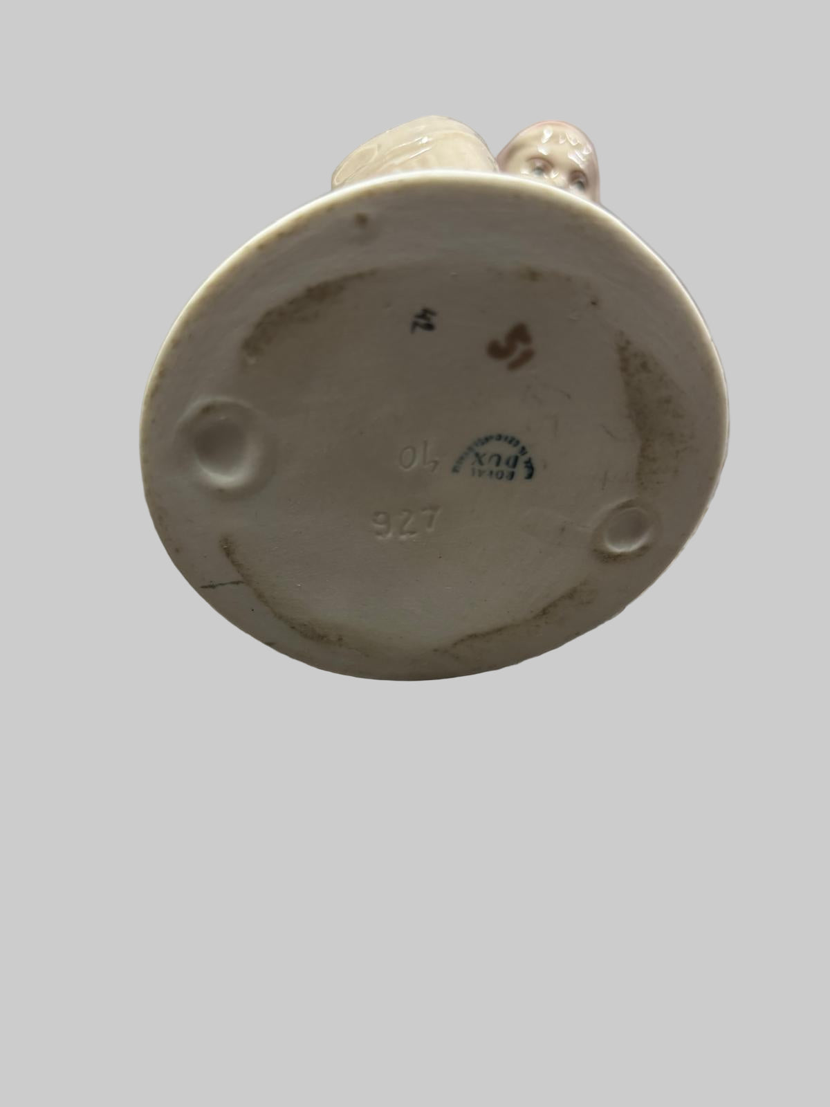 Porcelain Young Lady Woman Mother Baby Cart Sleep Girl Doll Pram Child Figurine