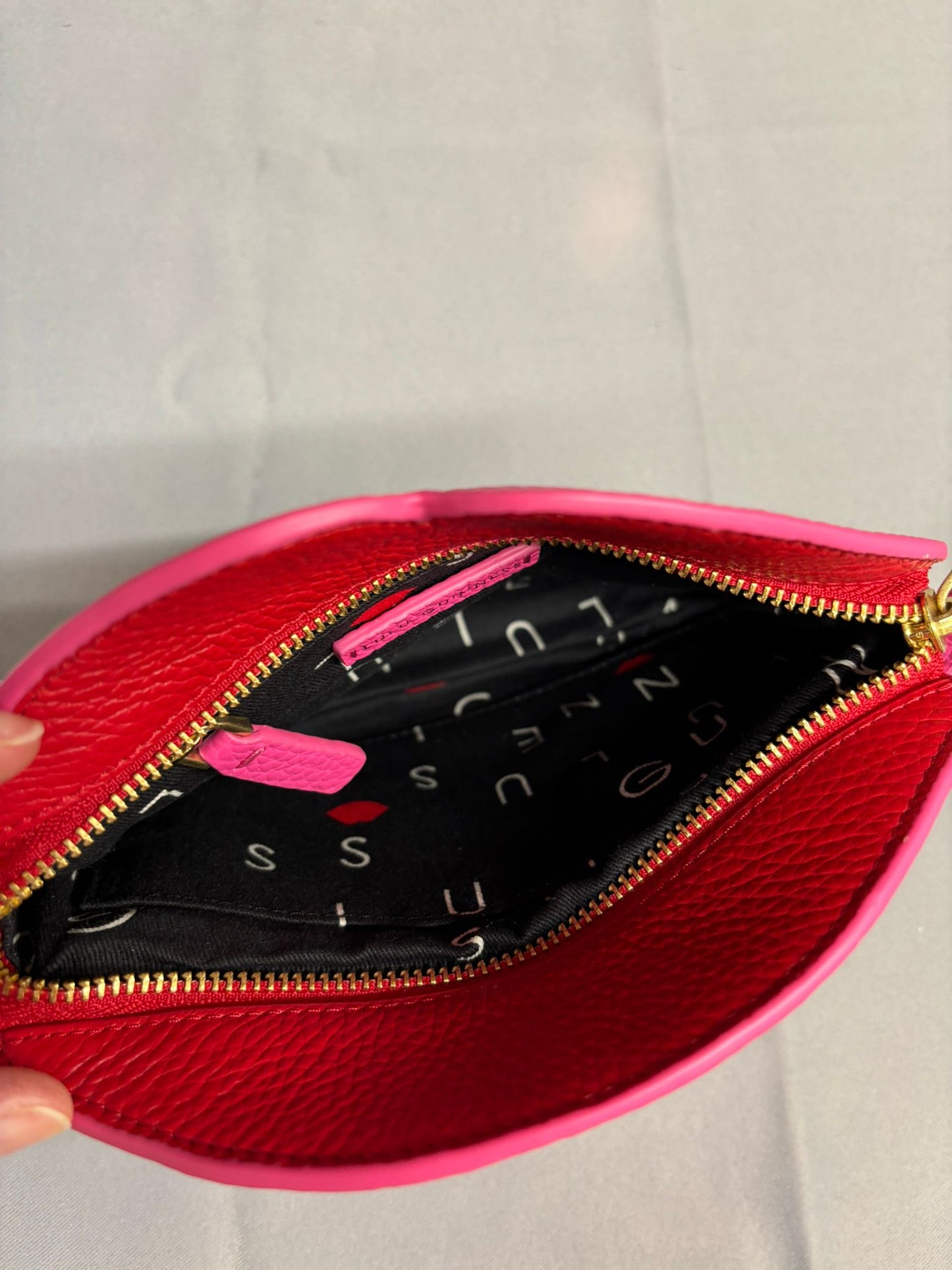 LuLu Guinness Pink Clutch Bag Dustbag