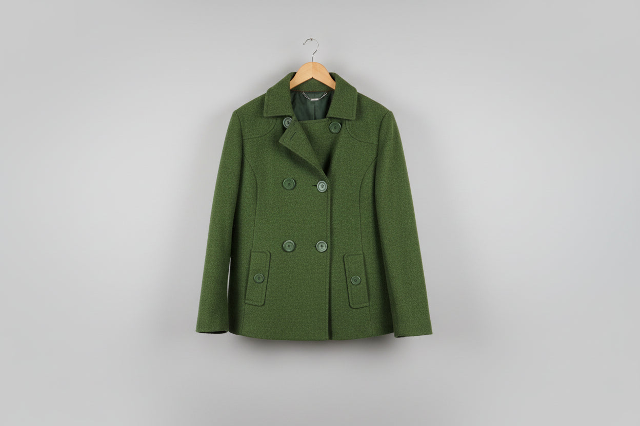 Laura Ashley Women's Coat Olive Green UK 18 EU 48 - Good Used Condition