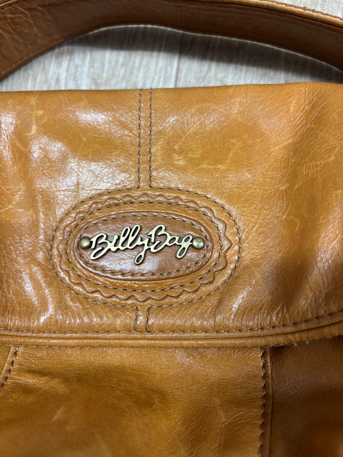 Billy Bag Shoulder Bag Tan Gold Leather