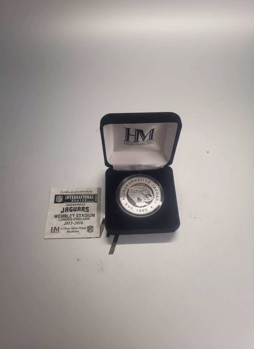 New Jacksonville Jaguars Wembley Stadium Coin Flip 2013-2016 in Case