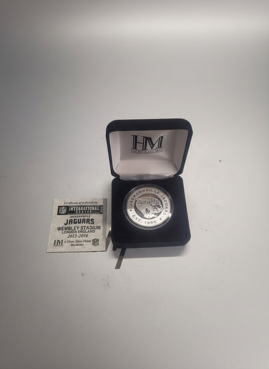 New Jacksonville Jaguars Wembley Stadium Coin Flip 2013-2016 in Case