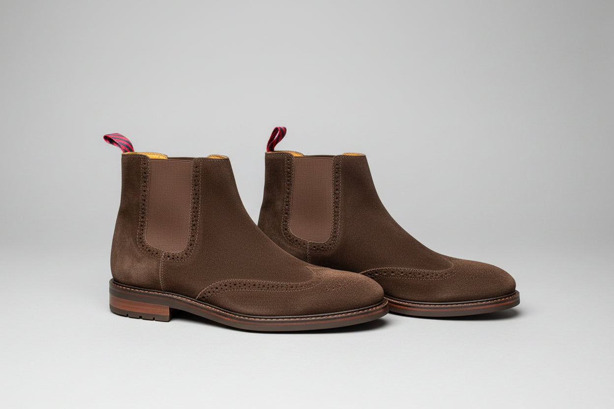 Men's Ralph Lauren Polo Suede Chelsea Boots size 11 Worn