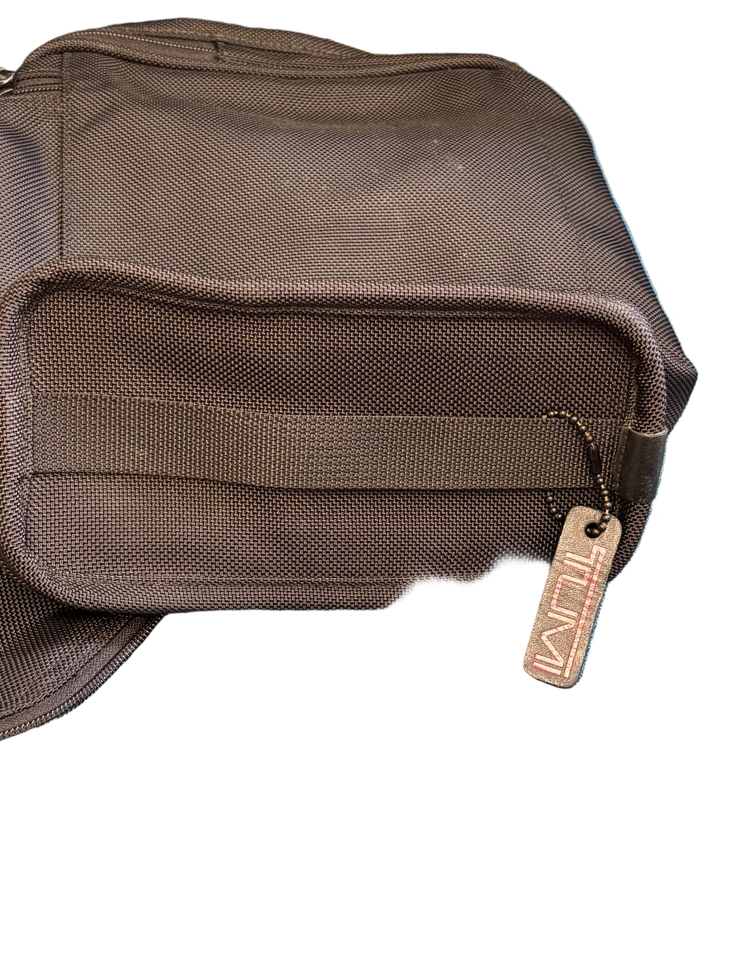 Tumi Black Travel Bag Pre-Loved `8.5 x 11 Inches - Zipped Satchel