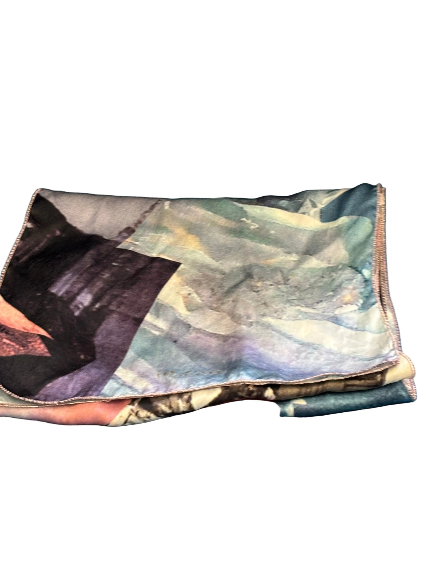 Ted Baker Mirrored Minerals Silk Scarf pre loved