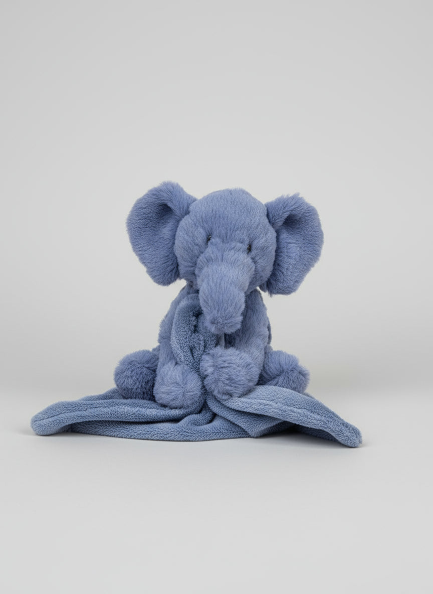 Jellycat Smudge Elephant Baby Soother Plush Comforter Retired