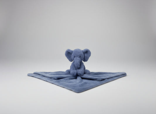 Jellycat Smudge Elephant Baby Soother Plush Comforter Retired