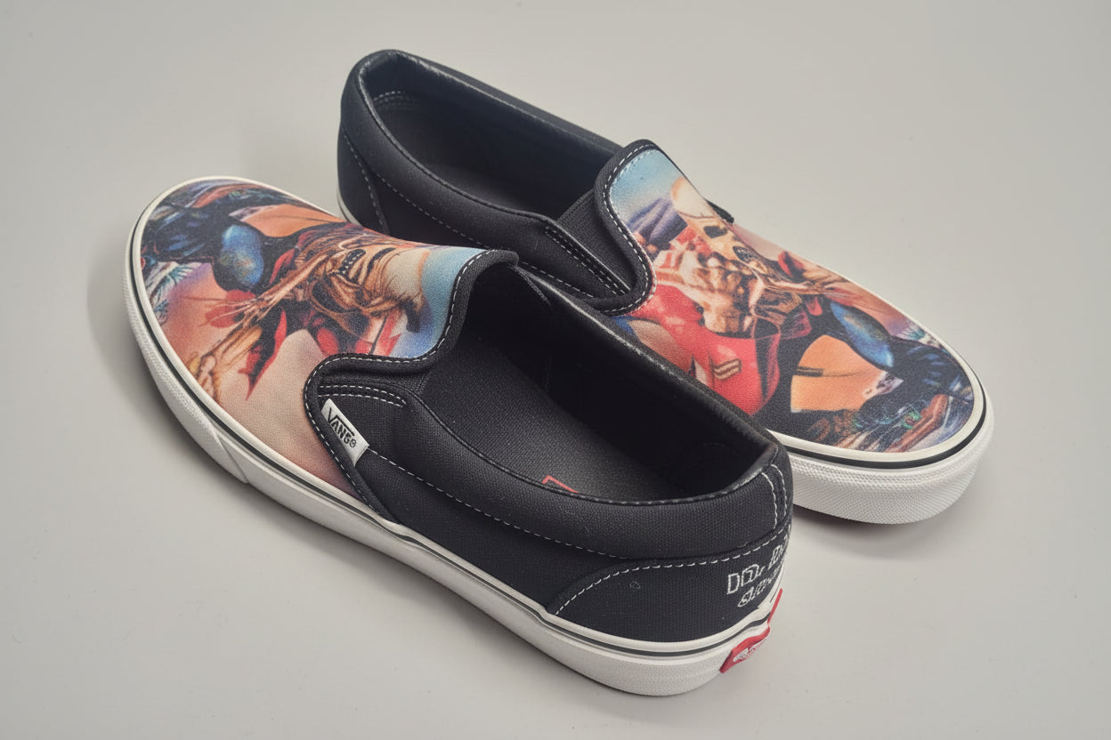 Vans x Iron Maiden The Trooper Slip-on Shoes UK Size 10