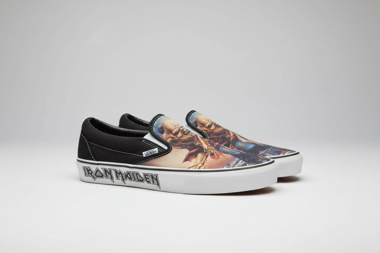 Vans x Iron Maiden The Trooper Slip-on Shoes UK Size 10