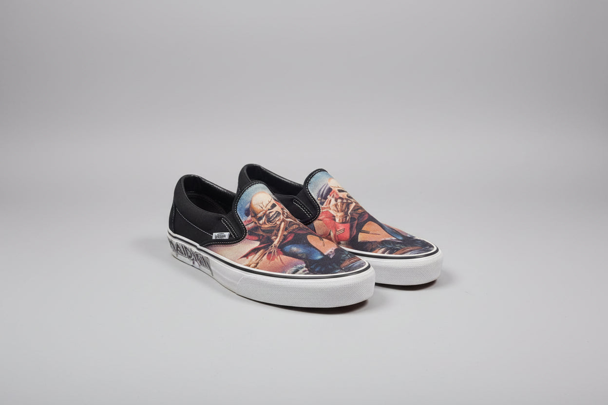 Vans x Iron Maiden The Trooper Slip-on Shoes UK Size 10