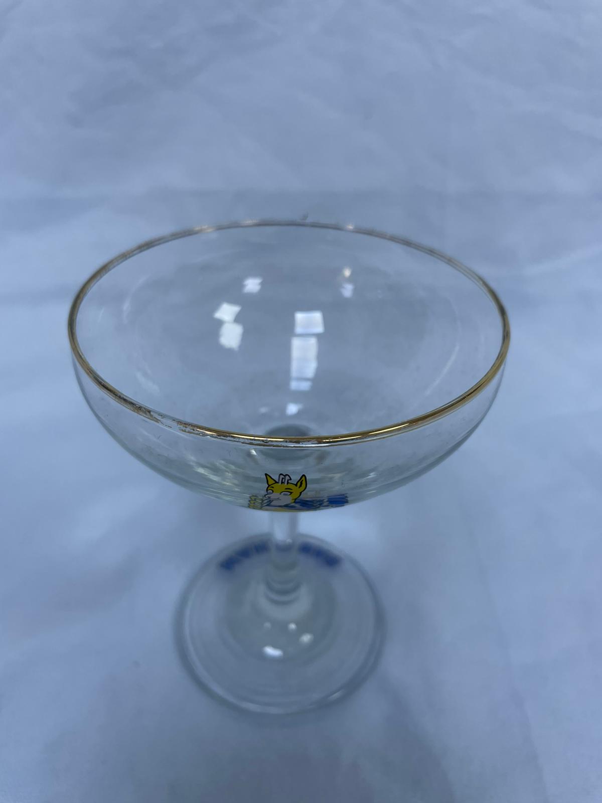 Babycham glasses x2