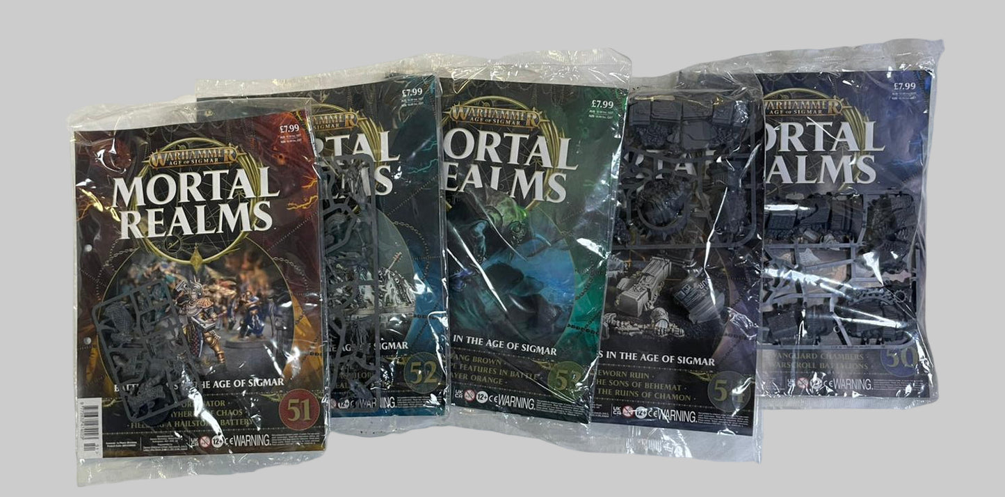 WARHAMMER Age of sigma Mortal Realms bundle issues 50-54