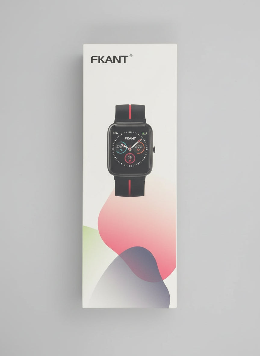 FKANT VeryFitPro Heart Rate Smart Watch (Black)