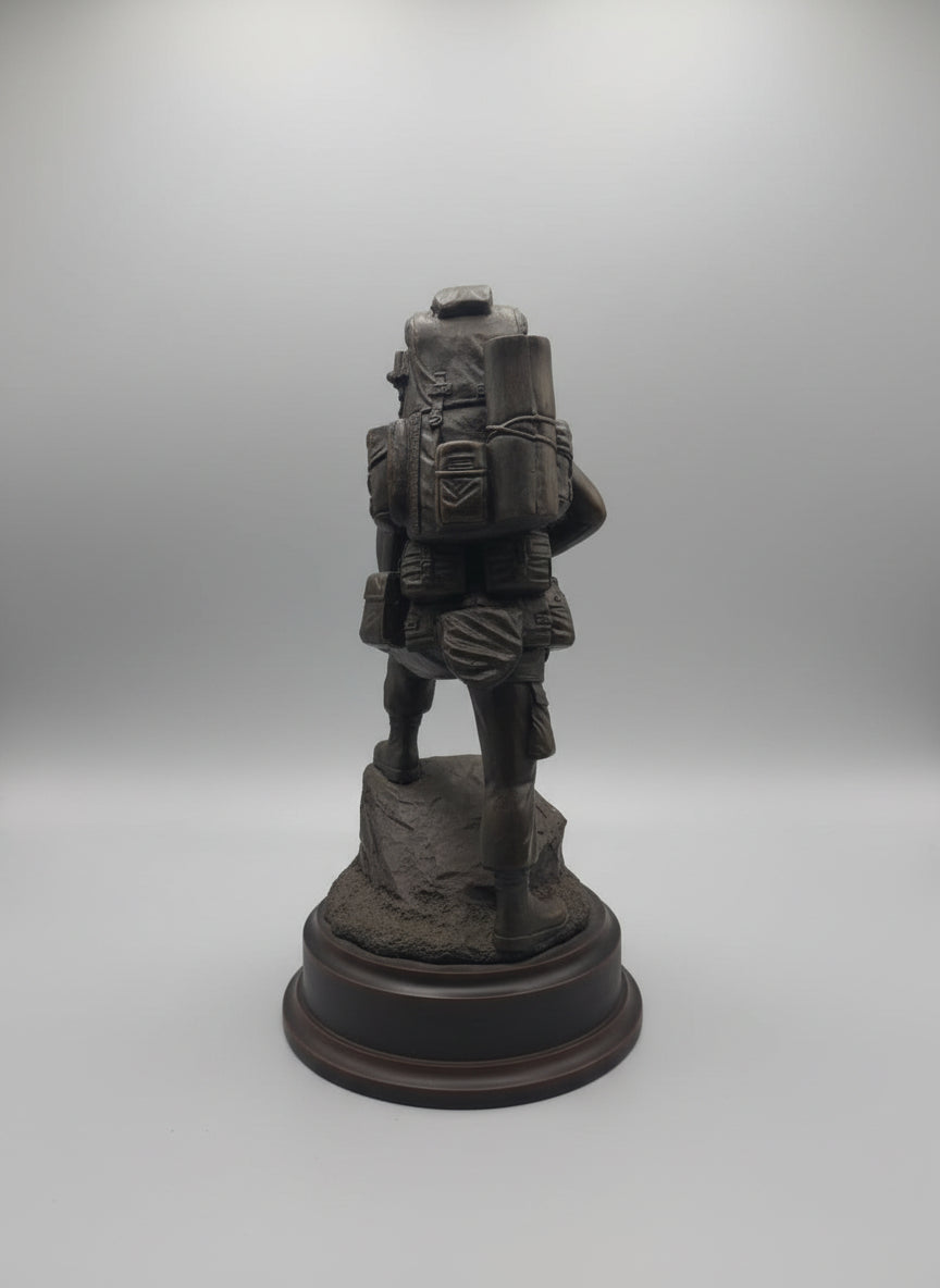 British Military Full Pack Soldier with SLR