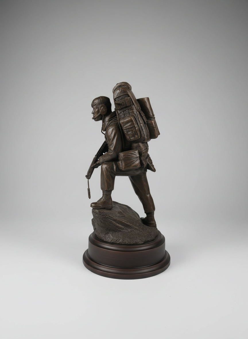 British Military Full Pack Soldier with SLR