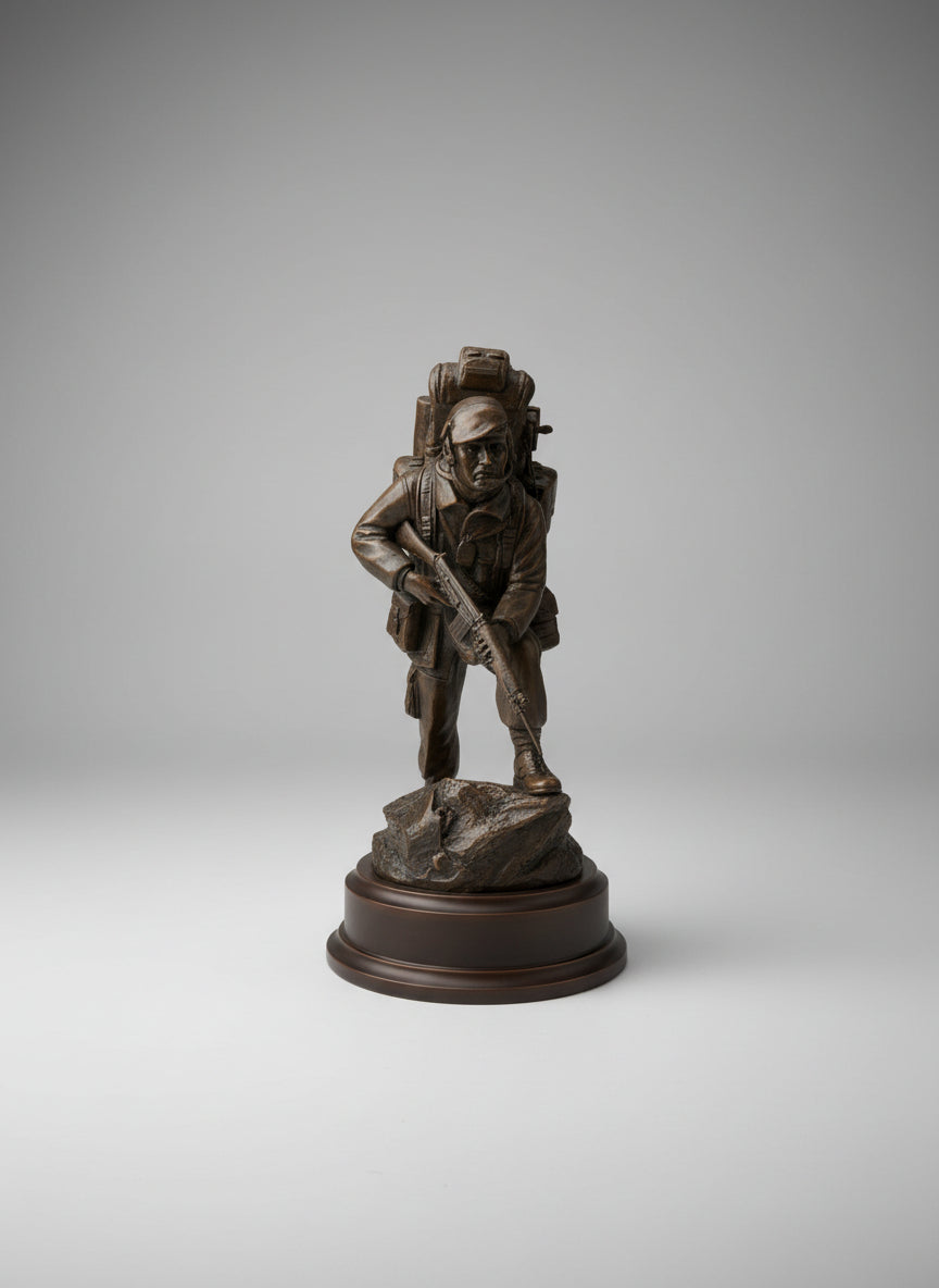 British Military Full Pack Soldier with SLR