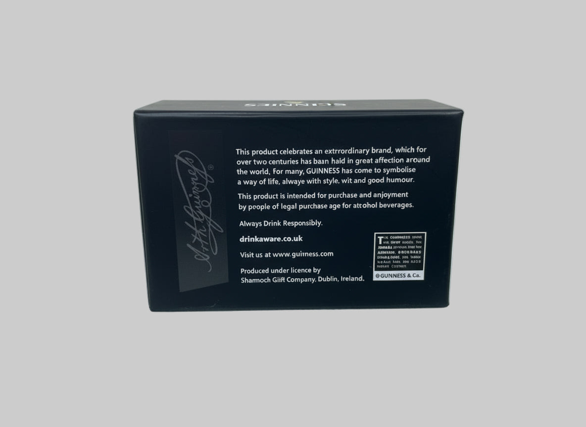 Guinness Pint Glasses metal cufflinks-boxed