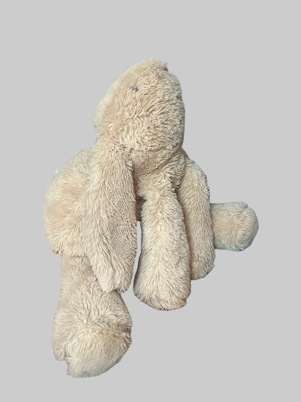 Jellycat Big Smudge Bunny Rabbit Cream with Drawstring Bag