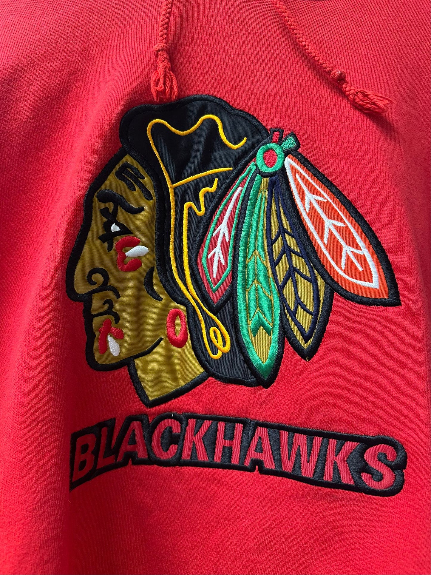 Chicago Blackhawks NHL Signed Hoodie -  Keith Magnuson - XL - Ice Hockey Team Merchandise