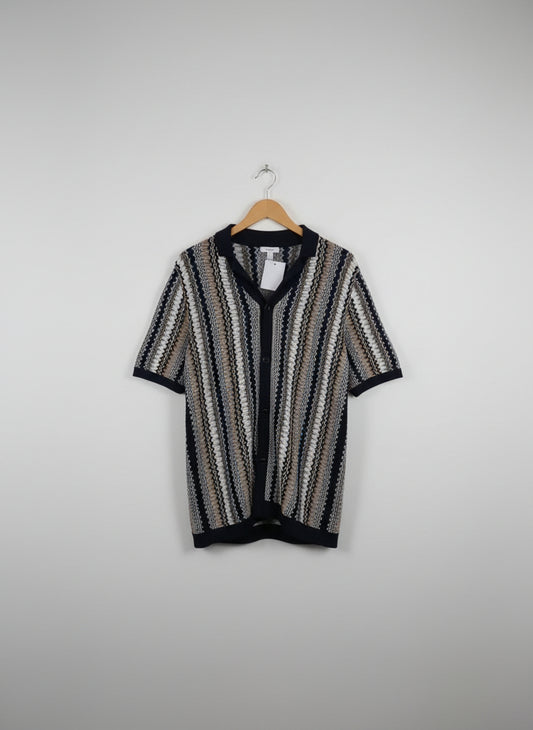 REISS Short Sleeve Cardigan
