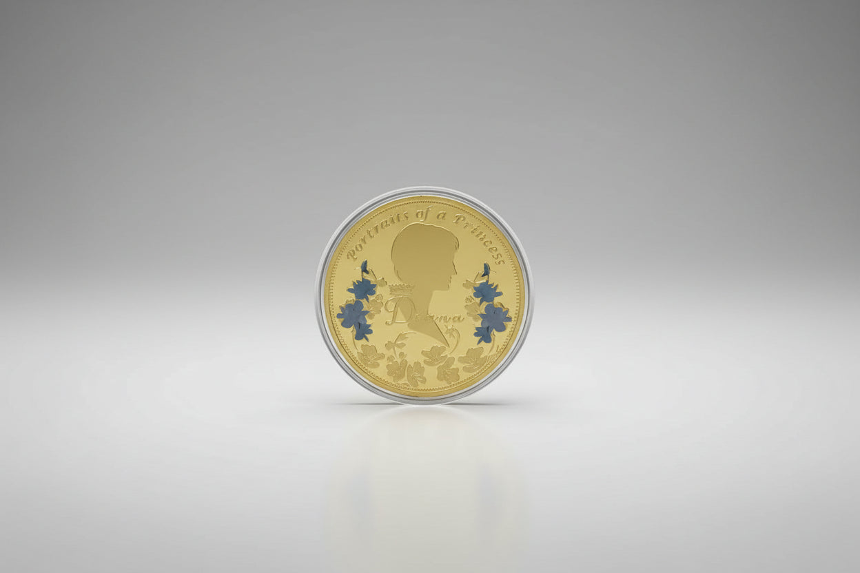 Collection of commemorative coins.