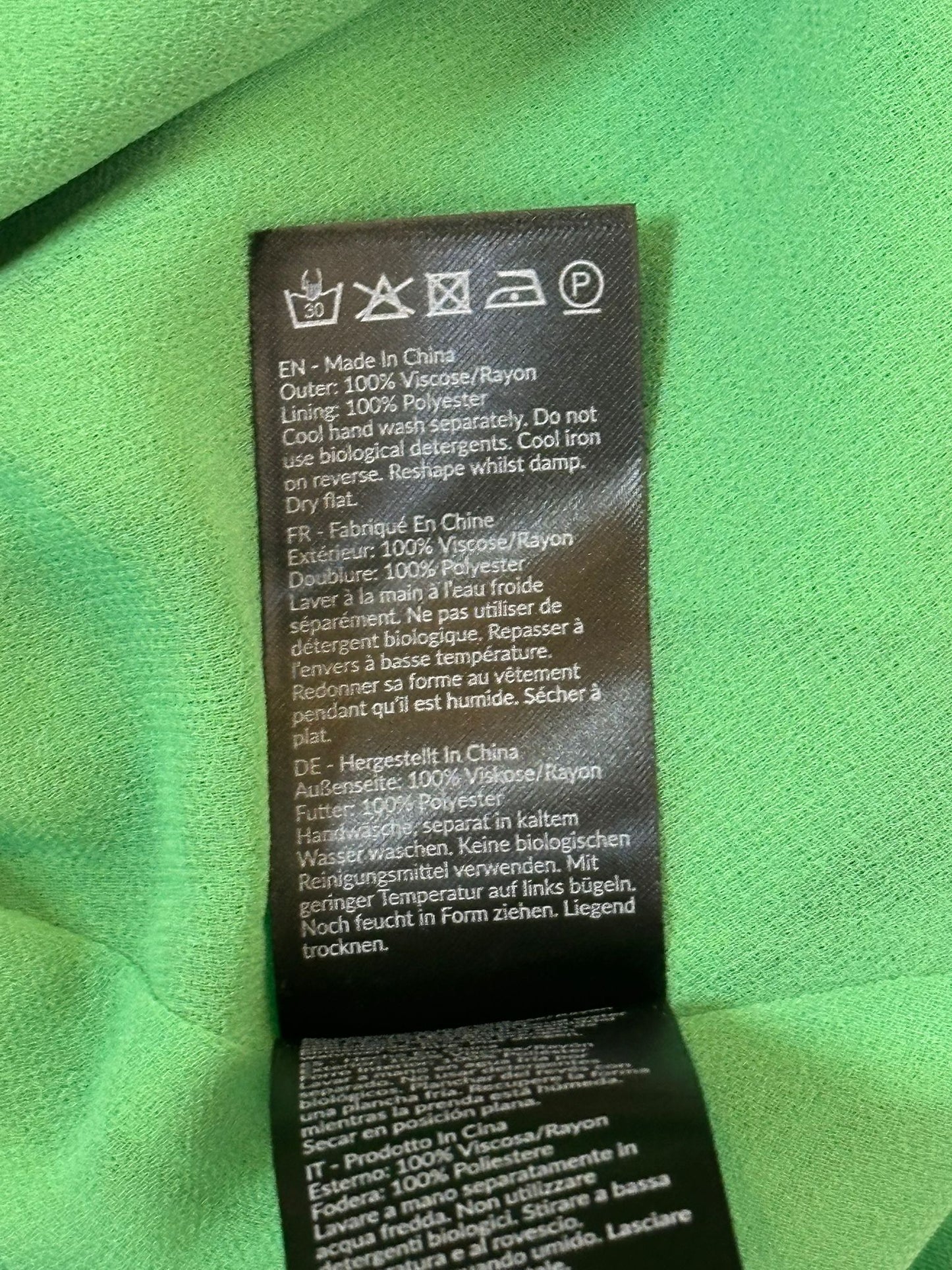 BNWT LK BENNET Women's Green Dress UK 16 RRP £329