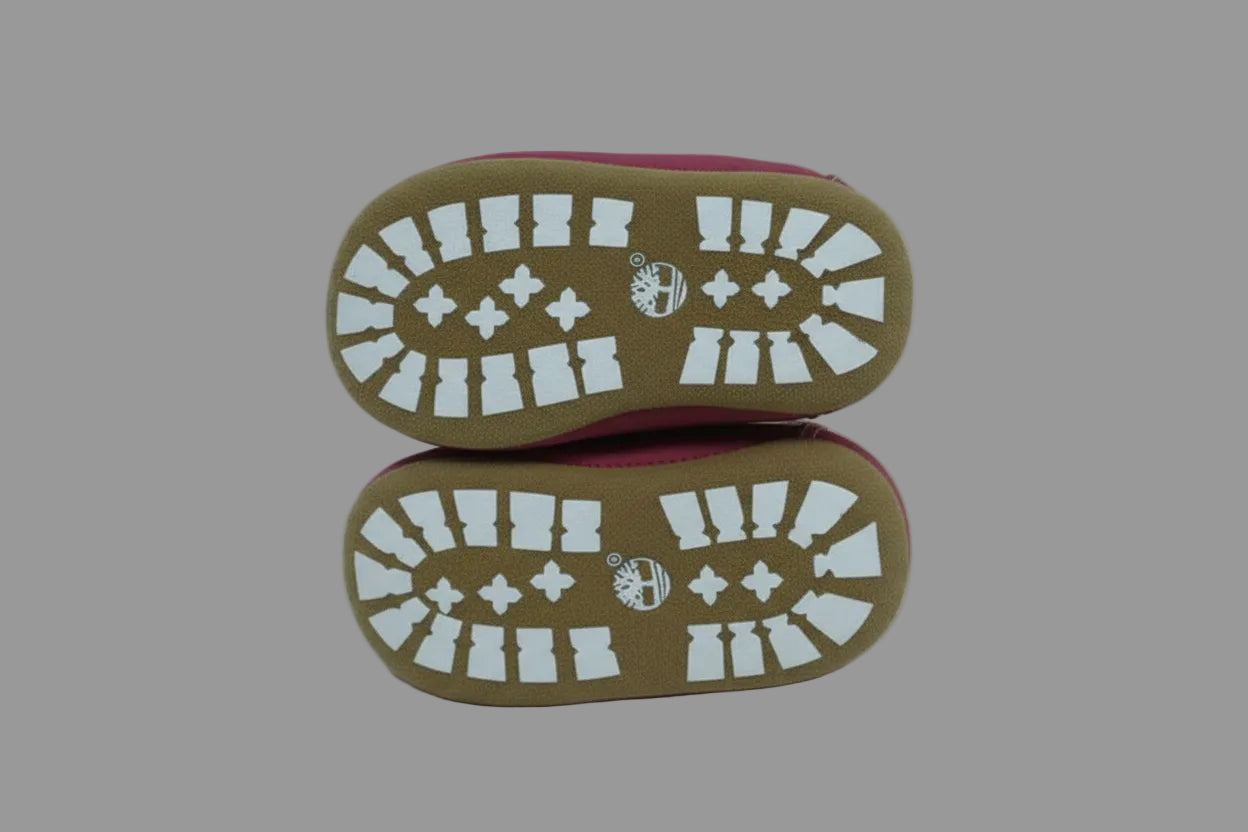 TIMBERLAND Baby Crib Booties Shoes Nubuck Soft Sole uk Size 0 Rose Pink