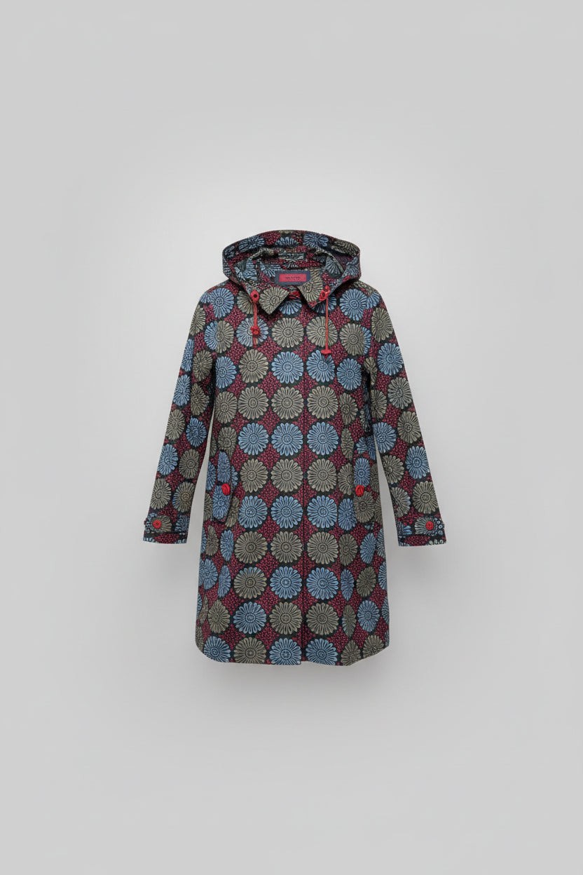 SeaSalt Nimbus Mac Jacket UK 14 EU 42 Buttoned Hooded - USED