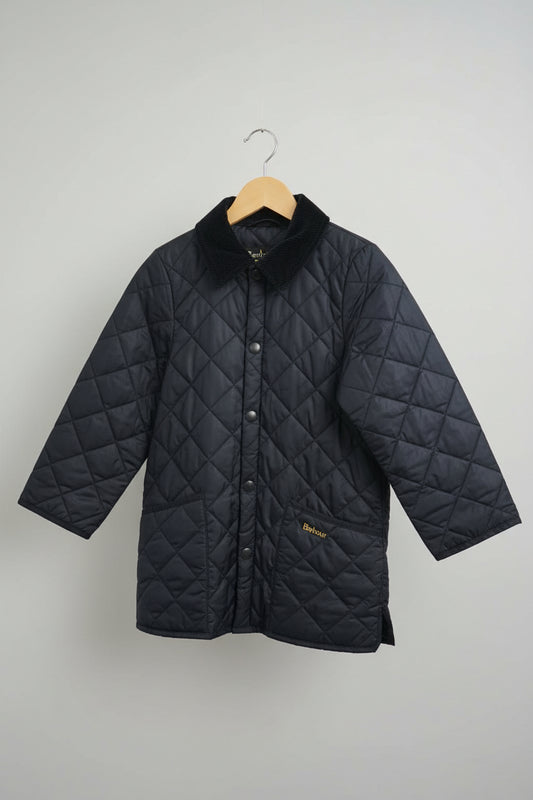 Barbour Men's Quilted Jacket Large Corded Collar Polyester Coat - Small