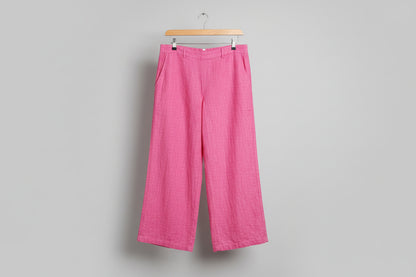 Dolce and Gabbana Pink wide-leg Trousers