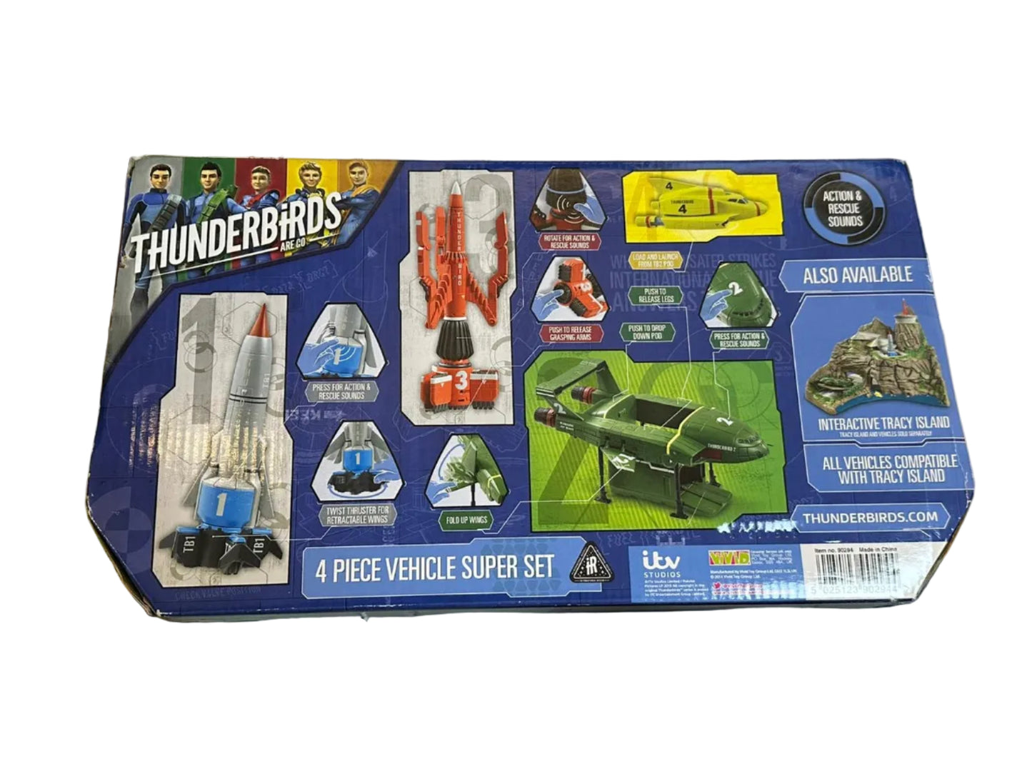 Thunderbirds Are Go! Vehicle Super Set 4 Pieces (New in Box)