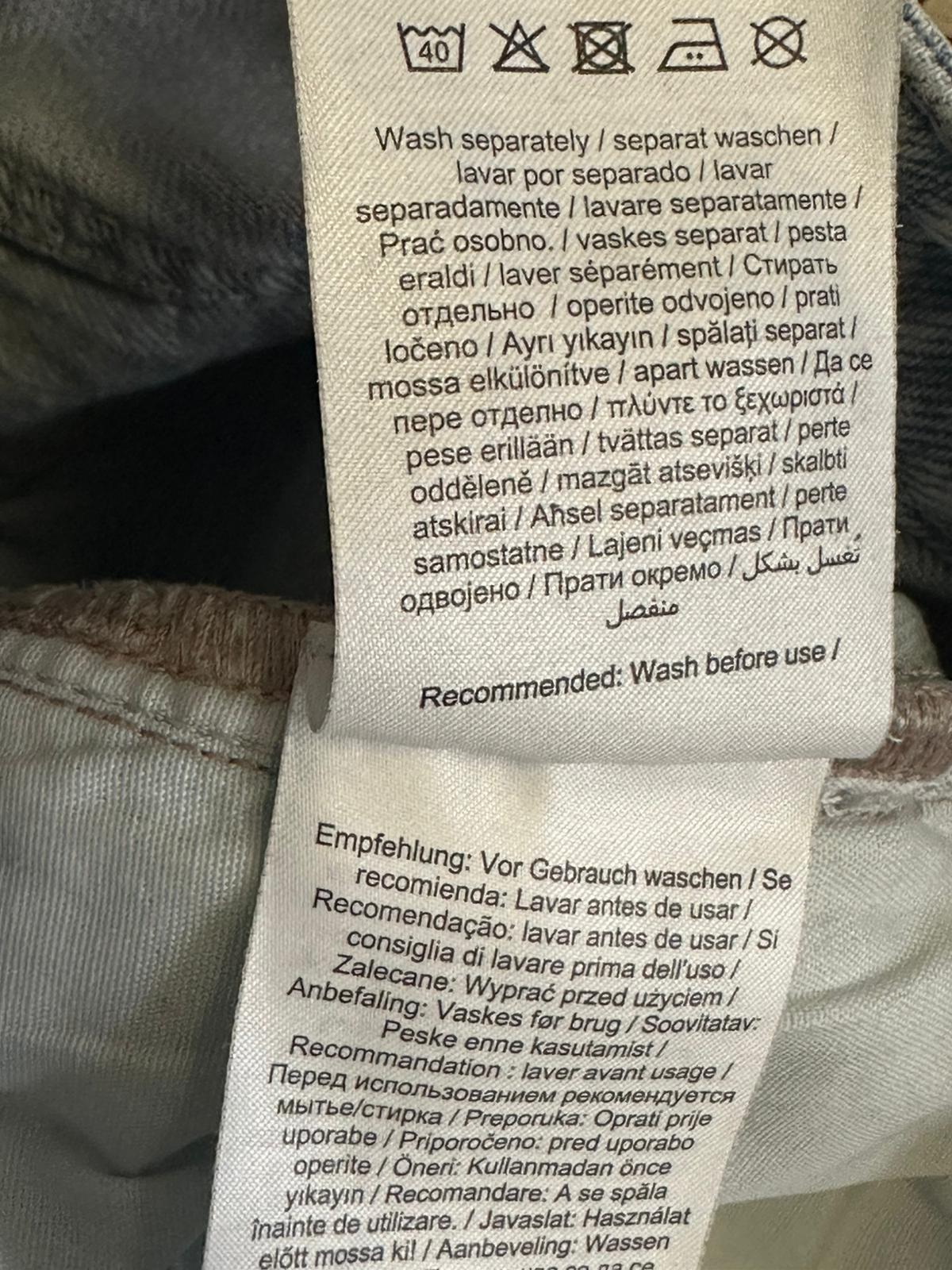 ALIGNE Freda High Wait Straight Leg Jeans W 31 65% Cotton Light Blue