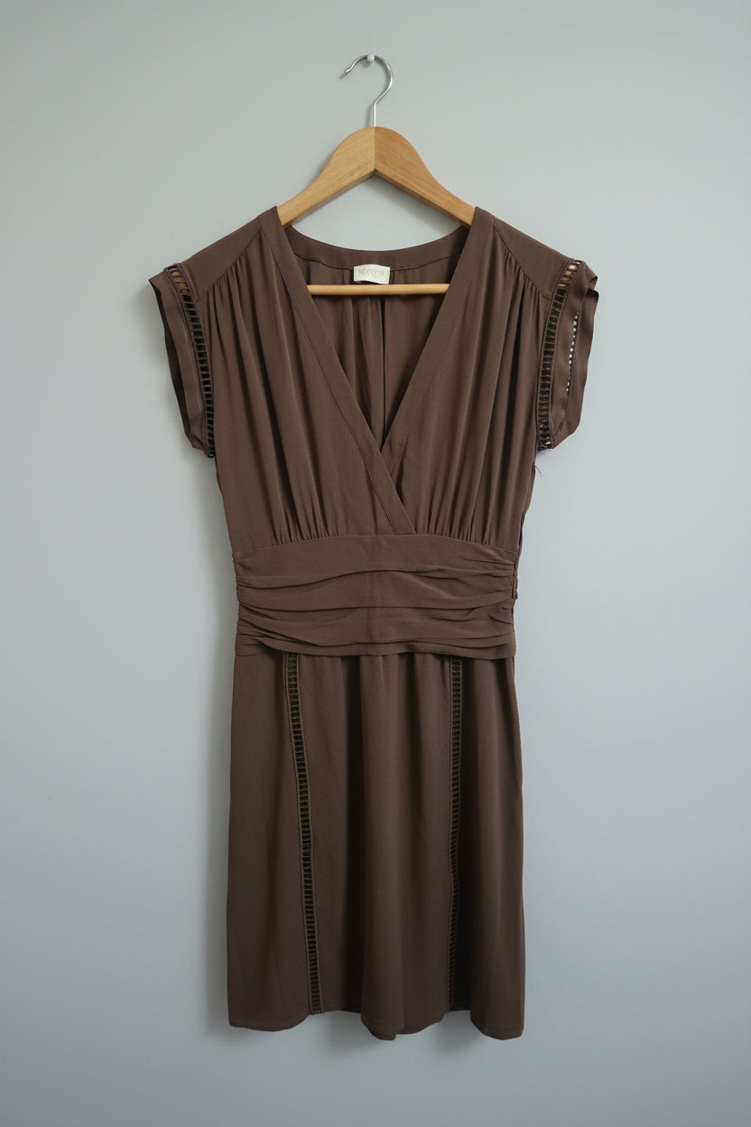 VINTAGE VALENTINO ROMA Brown Dress Size Small