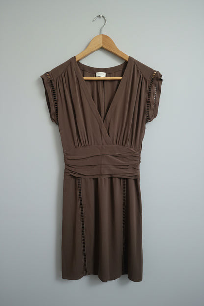 VINTAGE VALENTINO ROMA Brown Dress Size Small
