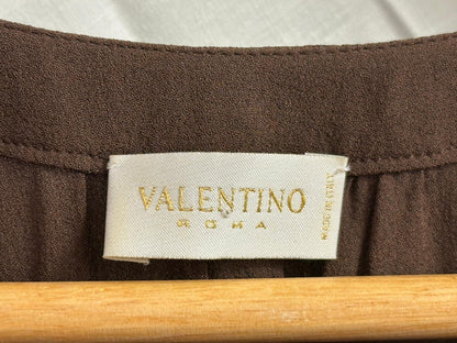VINTAGE VALENTINO ROMA Brown Dress Size Small