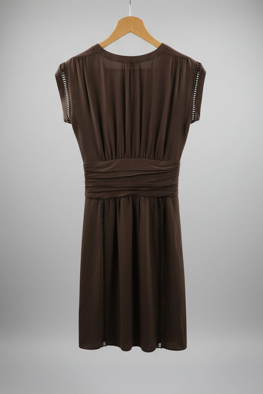 VINTAGE VALENTINO ROMA Brown Dress Size Small