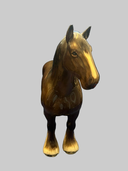 BESWICK HORSE LARGE SHIRE BURNHAM BEAUTY Model 2309 Vintage Pottery Decor