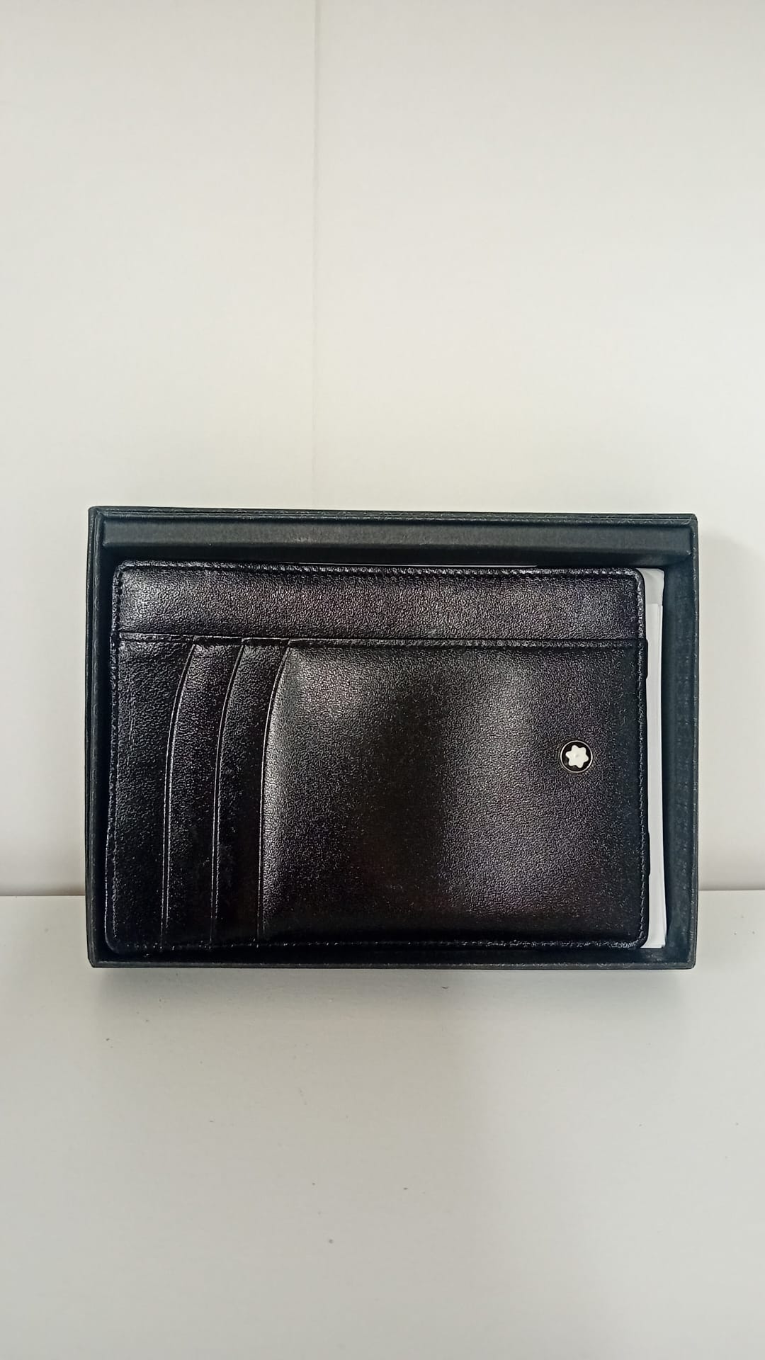Mont Blanc Card Holder- Black-BRAND NEW STILL IN BOX