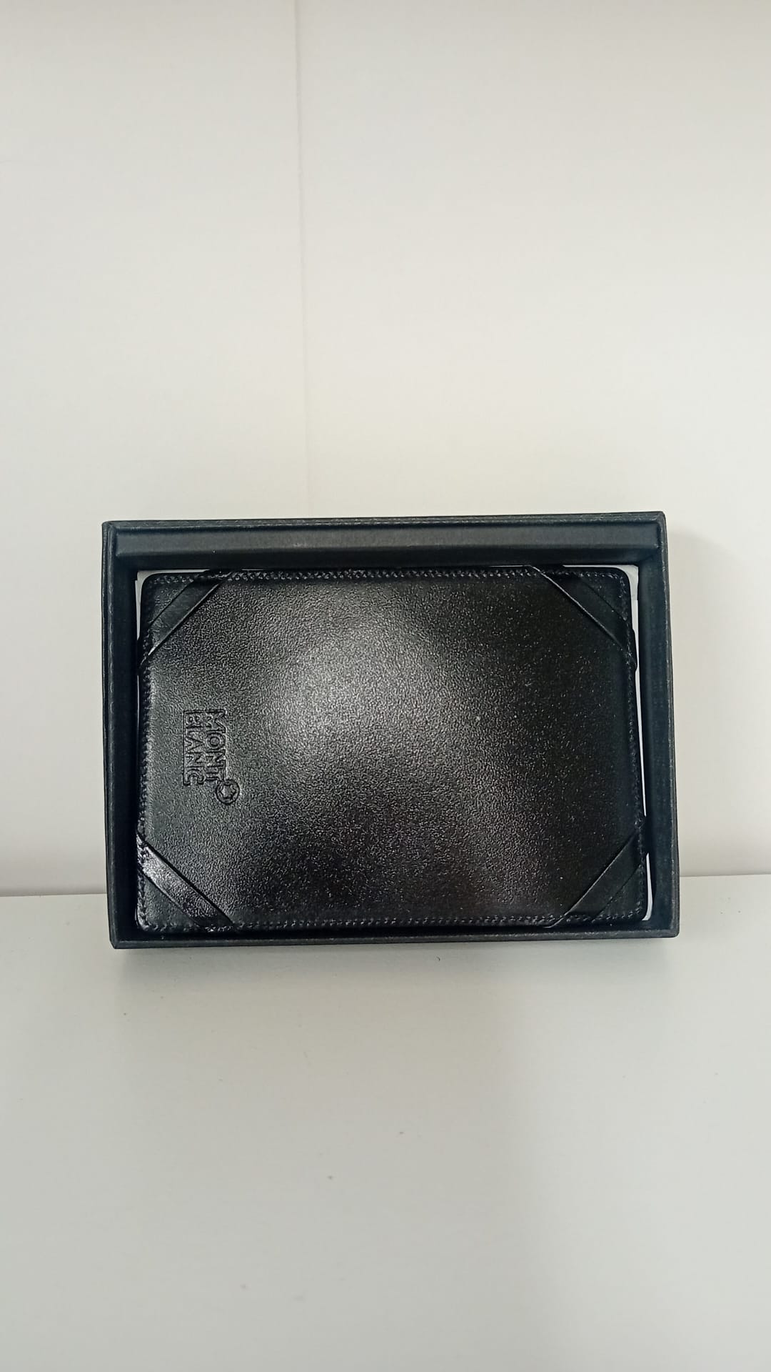 Mont Blanc Card Holder- Black-BRAND NEW STILL IN BOX