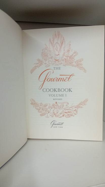 The Gourmet Cookbook: Volume I- 7th Reprint 1976