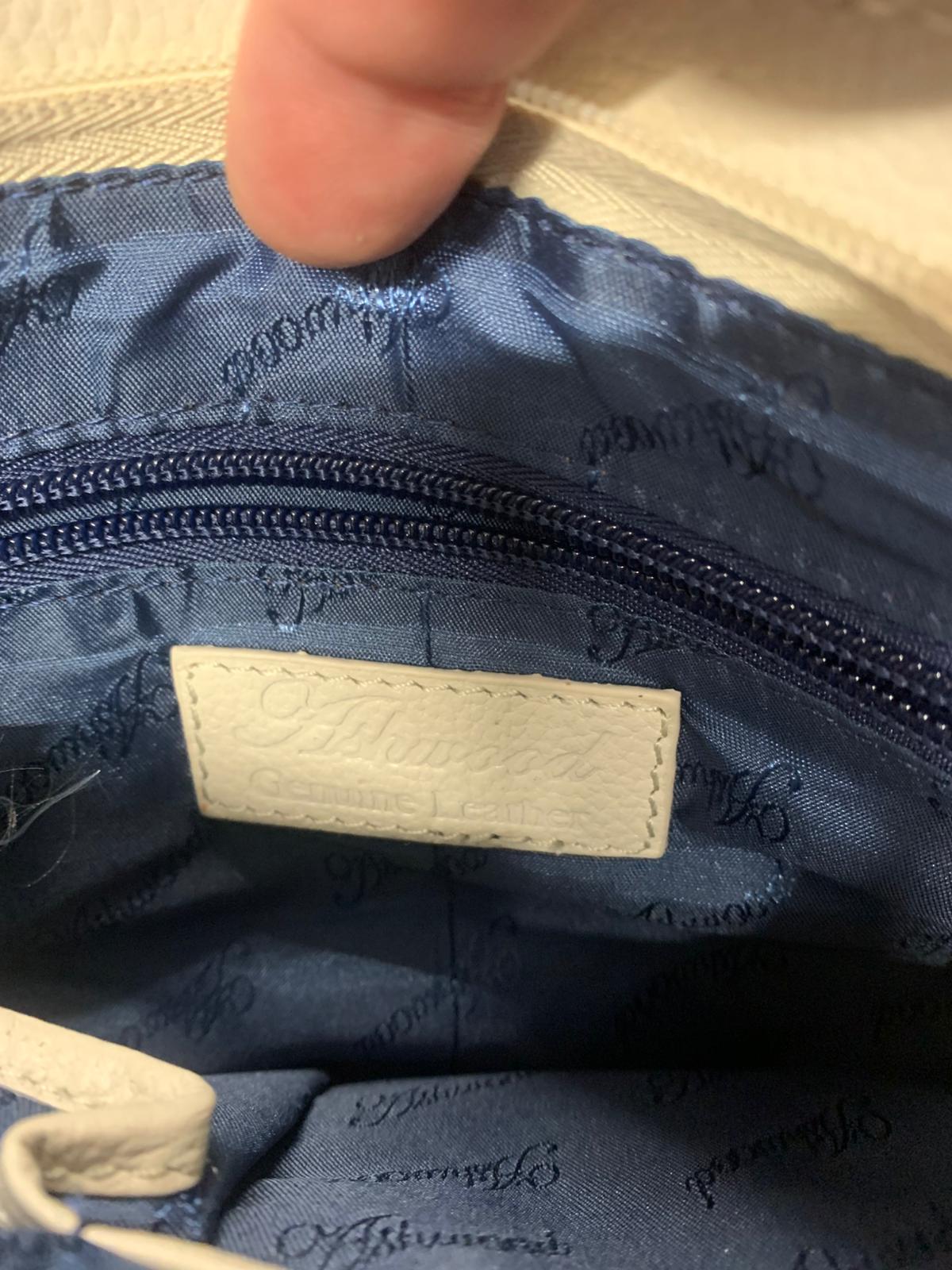 Ashwood Cross Body Leather Bag Cream