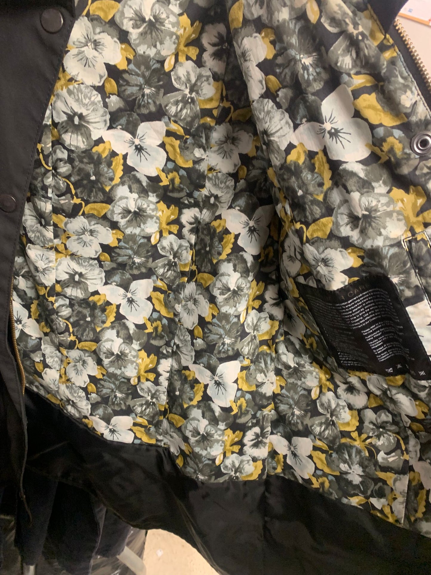 Womens Black Barbour Liberty Wax Jacket Size 14 more like 12